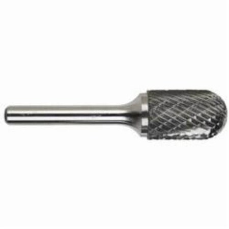 Morse Carbide Burr, Premium, Series 5970, Radius, 18 Head Dia, 58 Length of Cut, 2 Overall Length, C 59537